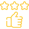 Ícone de satisfação do cliente
